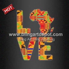 Traditional Africa Kente Heat Press Transfers Iron On Cheap Designs for Decorating Tee